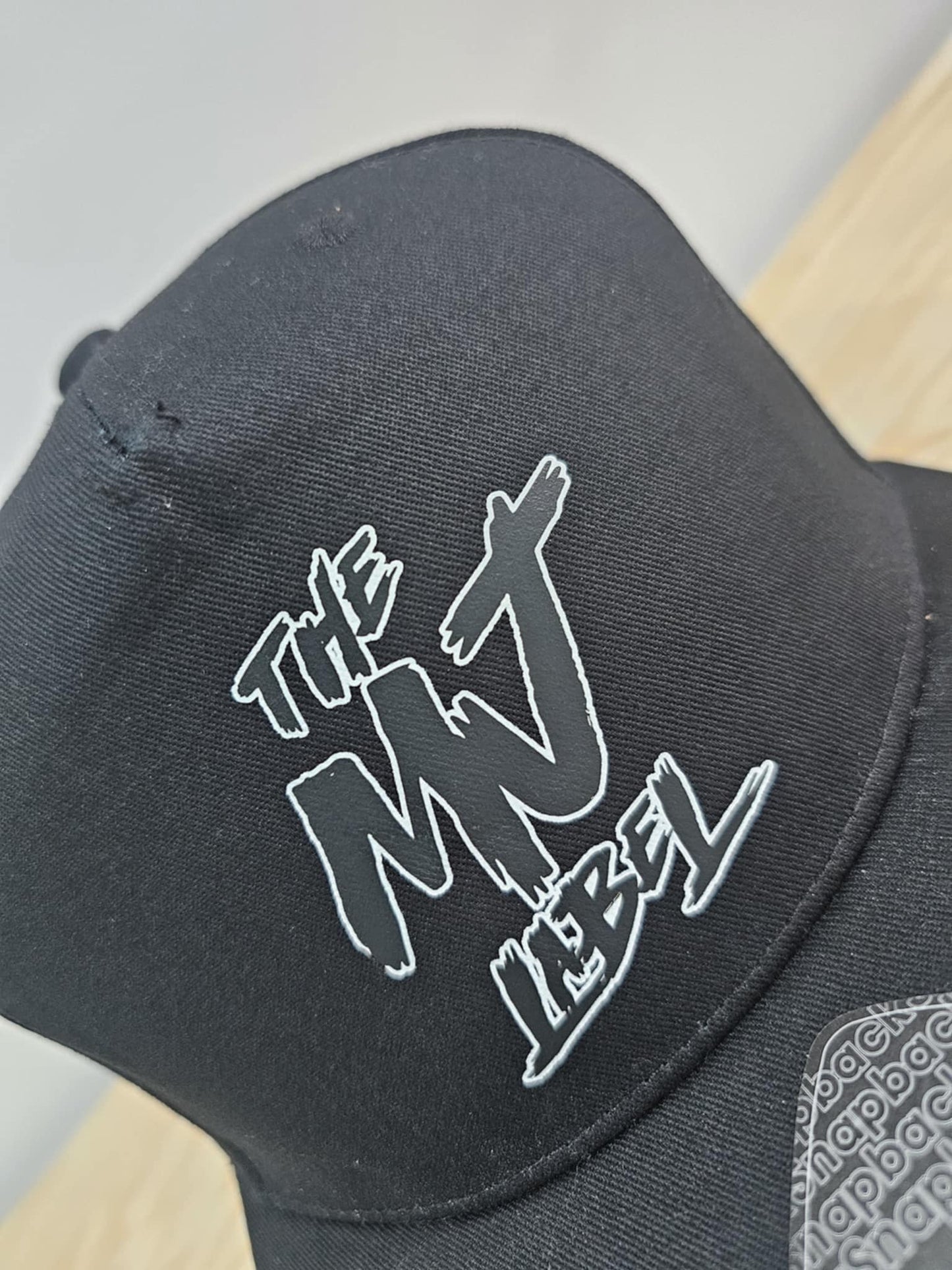 The MJ Label 5 Panel Snapback Cap