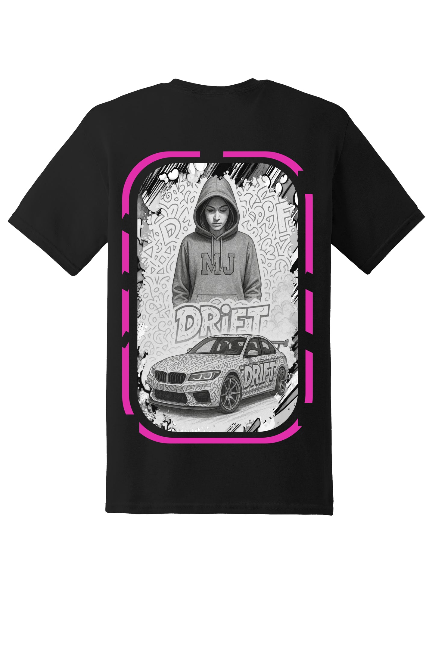 Monochrome Girl T shirt