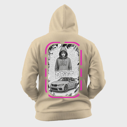 Monochrome Woman Oversized Hoodie