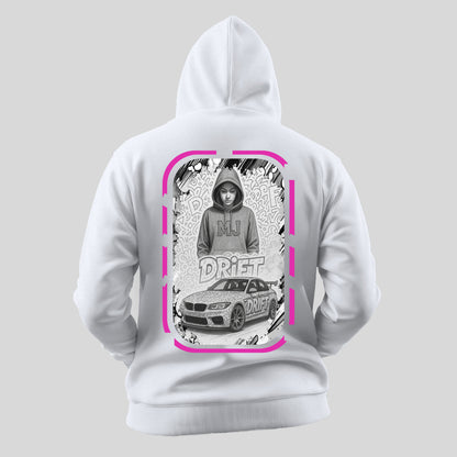 Monochrome Woman Oversized Hoodie